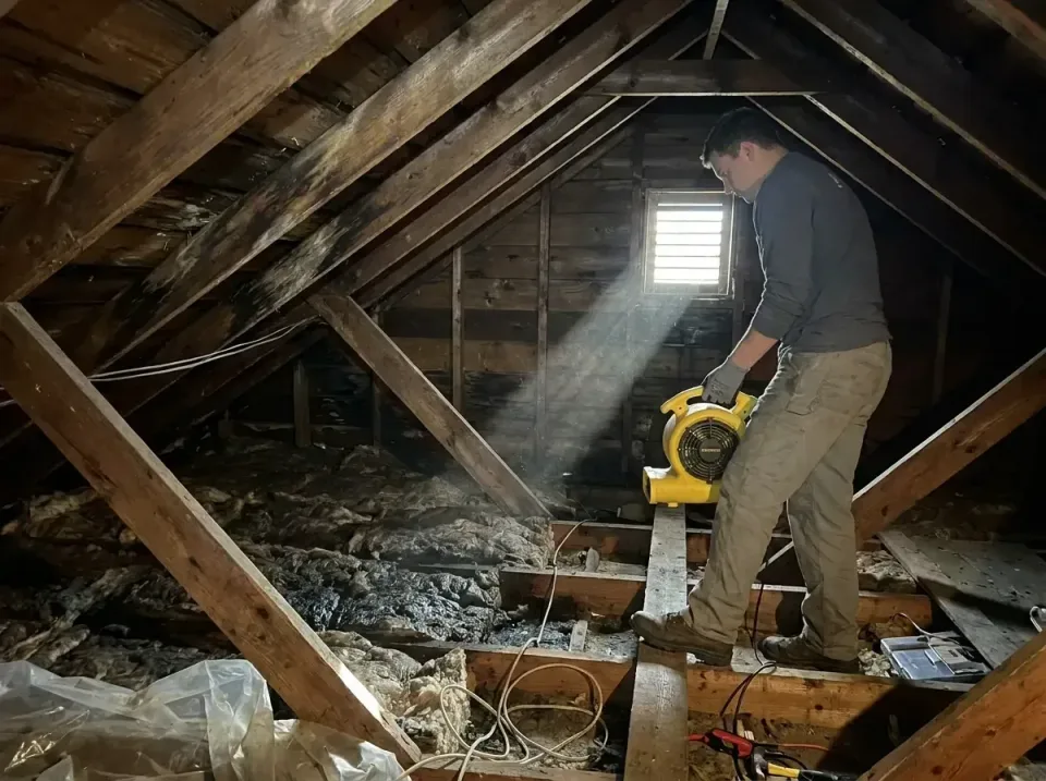 attic-water-damage-drying-proc-007 — frequently asked questions, Emergency Water Extraction & 24/7 Flood Response in Clear L…